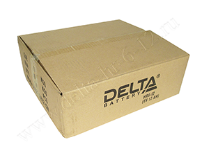 Закрытая коробка с аккумуляторами Delta HR 6-12